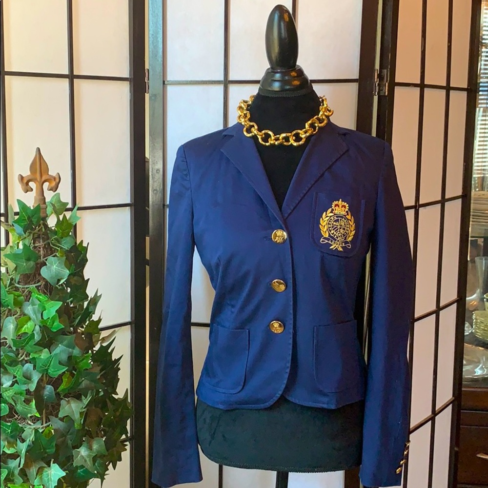 Ralph Lauren crested blazer